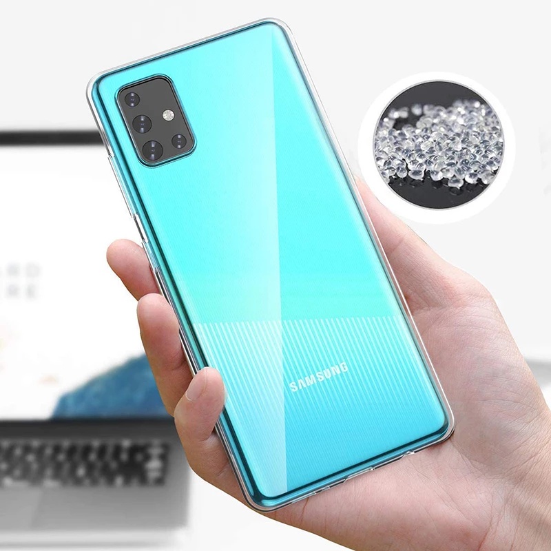 Ốp điện thoại TPU mềm mỏng trong suốt cho Samsung Galaxy S7 Edge S8 S9 S10 Lite 5g S20 Fe S21 Note 8 9 10 Plus 20 Ultra