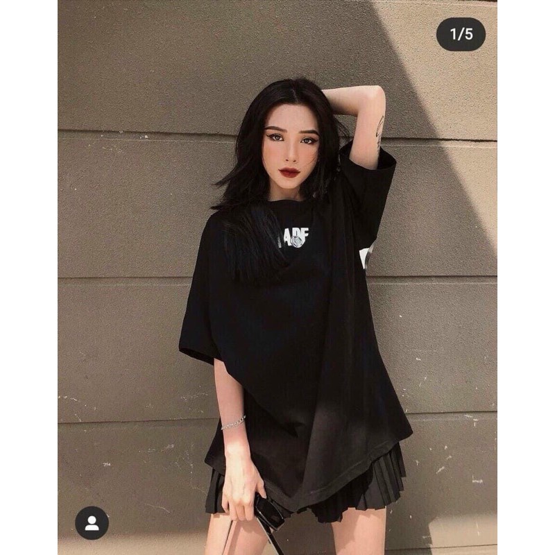 Áo Thun Cotton Unisex form rộng tay lỡ - Phông Sói