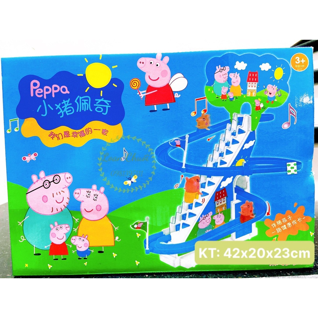 ĐỒ CHƠI HEO PEPPA LEO BẬC THANG
