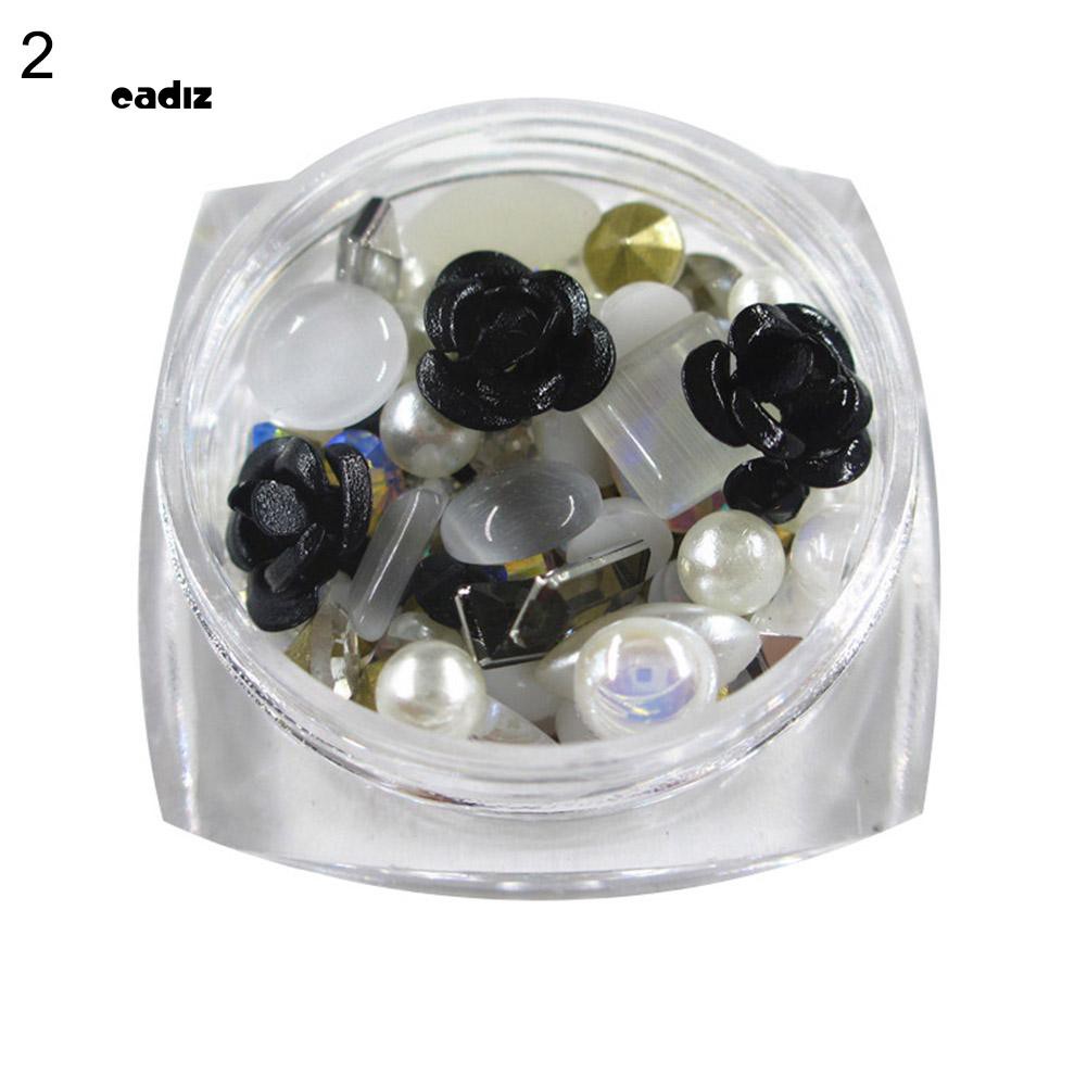 [Hàng mới về] Hộp phụ kiện trang trí móng tay nghệ thuật lấp lánh nổi bật