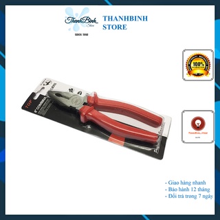 Kìm điện/ kềm điện top 7"- 180mm cán đỏ- chính hãng