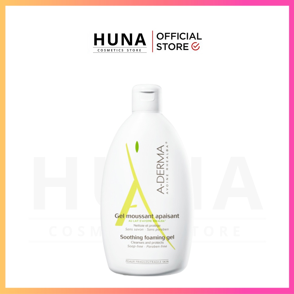 Sữa tắm Aderma hỗ trợ giảm mụn lưng ,thu nhỏ lỗ chân lông trên cơ thể 500ml