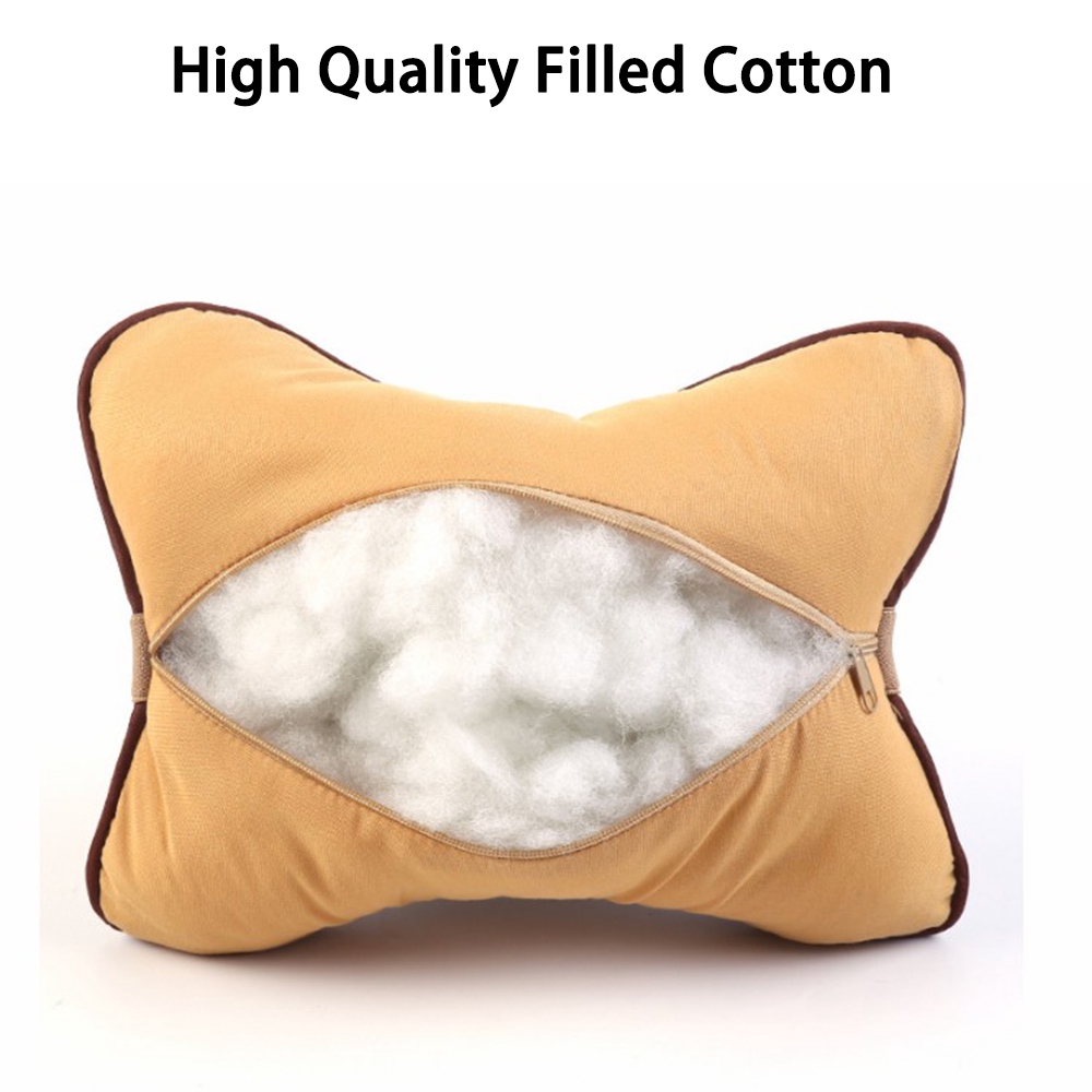 Gối tựa đầu gắn ghế ngồi xe oto chất liệu cotton thoải mái