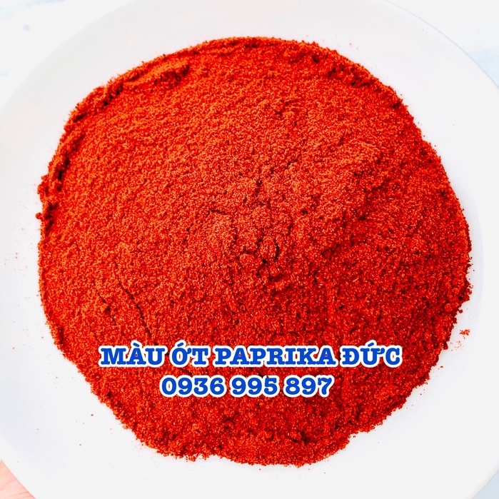 [100g-500g] Bột ớt ngọt Paprika - Ớt cựa gà Paprika cay nhẹ, màu đỏ tự nhiên dùng cho khô bò, kim chi