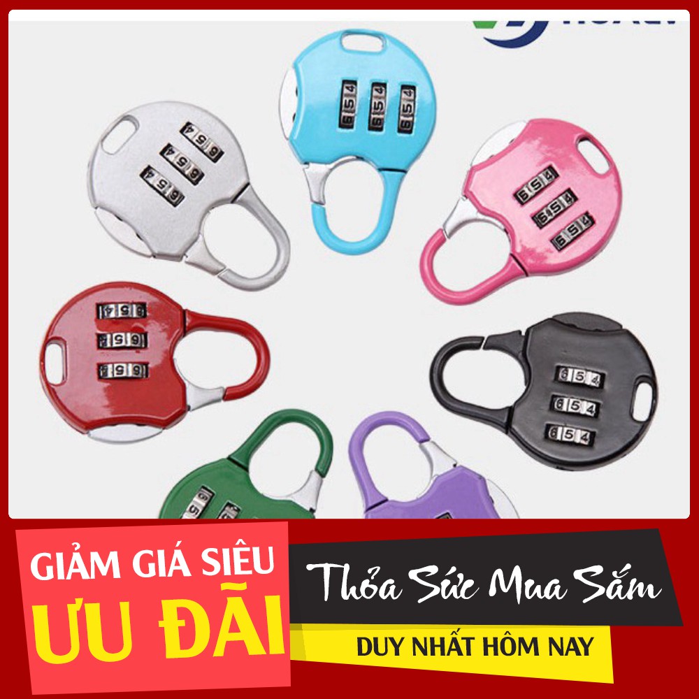 (Hàng Đẹp)  Khoá số balo, vali, hành lý - 4043 (Rẻ Là Mua)