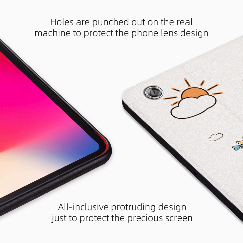 Ốp Máy Tính Bảng Họa Tiết Hoạt Hình Cho Huawei MediaPad M3 Lite 8 / M3 8.4 CPN-AL00 CPN-W09 CPN-L09 BTV-W09 M2 8.0 M2-801L