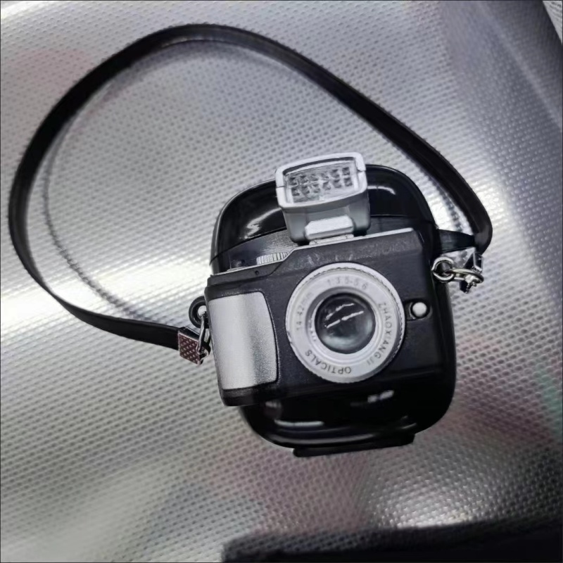 Vỏ Bọc Hộp Sạc Tai Nghe Baseus Wm01 W04 Hình Camera Phát Sáng Trong Đêm