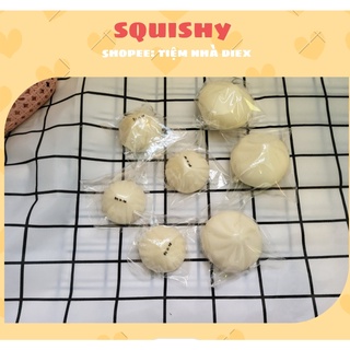 Squishy bánh bao trắng