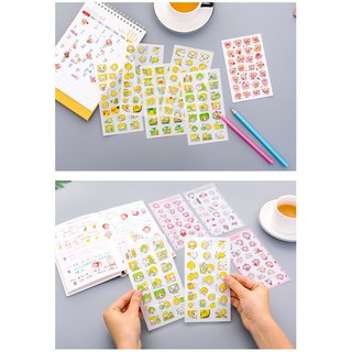 set 6 tấm sticker bé chanh