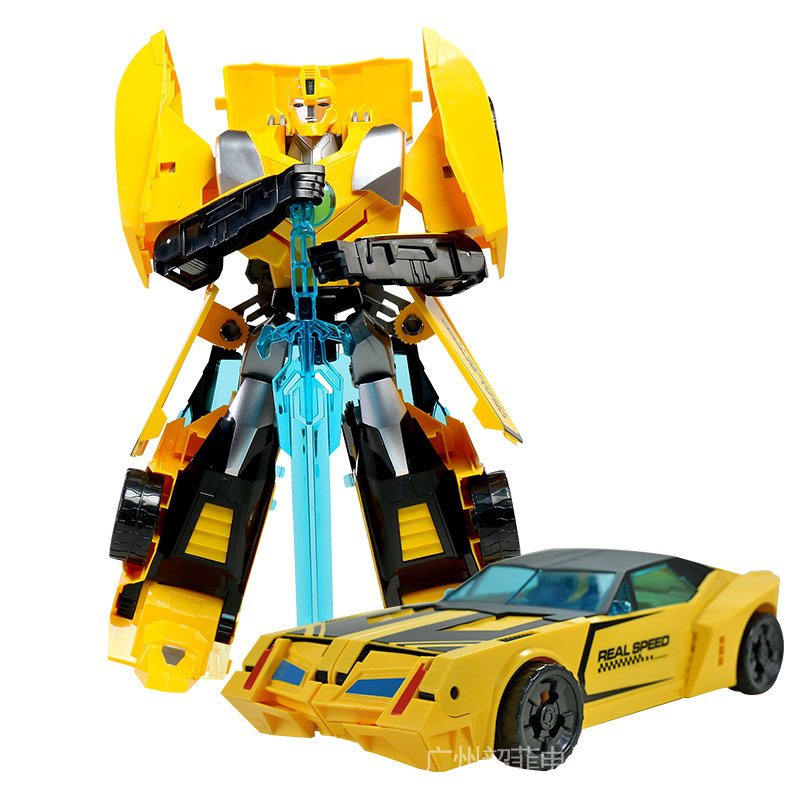 Đồ Chơi Rô Bốt Biến Hình Xe Hơi Bumblebee Optimus Prime Handmade Dành Cho Bé Trai