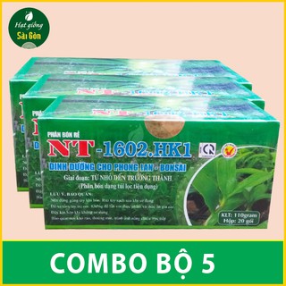 Phân Bón Rễ Tan Chậm Dạng Túi Lọc Chuyên Dùng Cho Phong Lan Và Hoa Kiểng 1602 HK1 5 GÓI