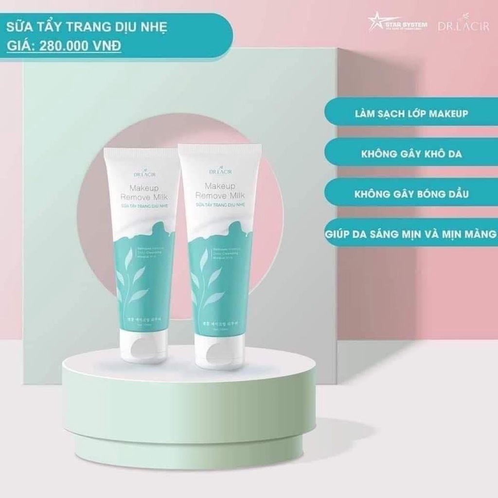 Sữa tẩy trang MAKE UP REMOVE MILK dịu nhẹ, sạch da, an toàn, se khít lỗ chân lông | BigBuy360 - bigbuy360.vn