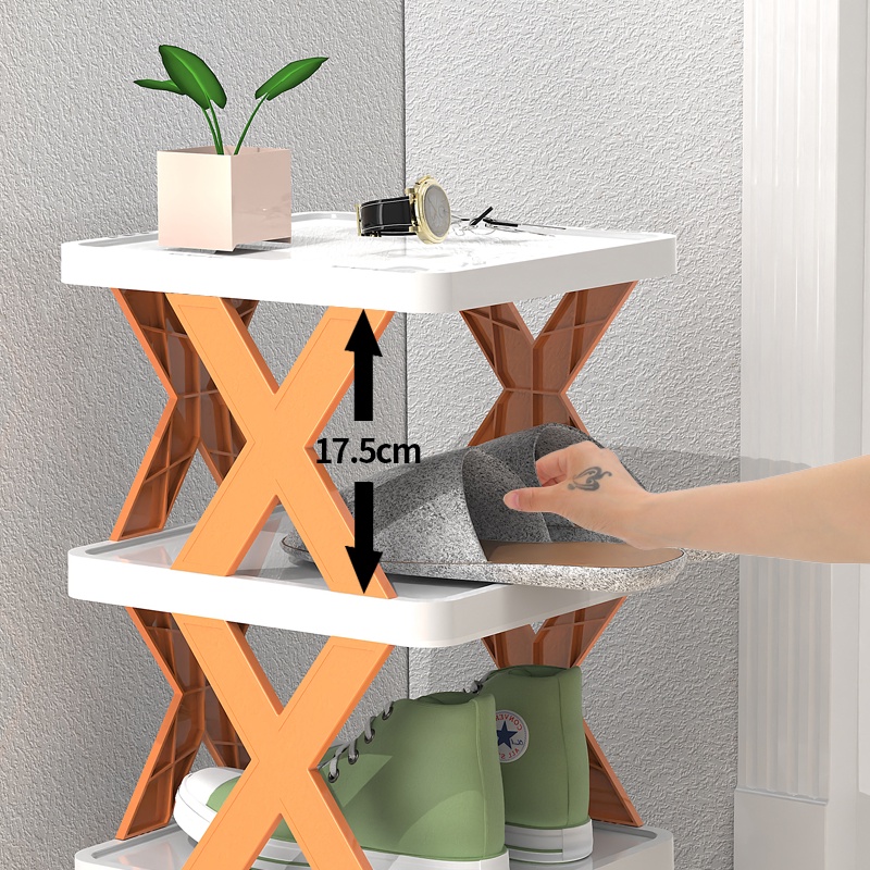 Kệ Giày Dép Tiện Dụng 6 Tầng Bằng Nhựa Thiết Kế Đơn Giản - Kệ Đựng Giày Dép - Kệ Để Giày Dép Canashop