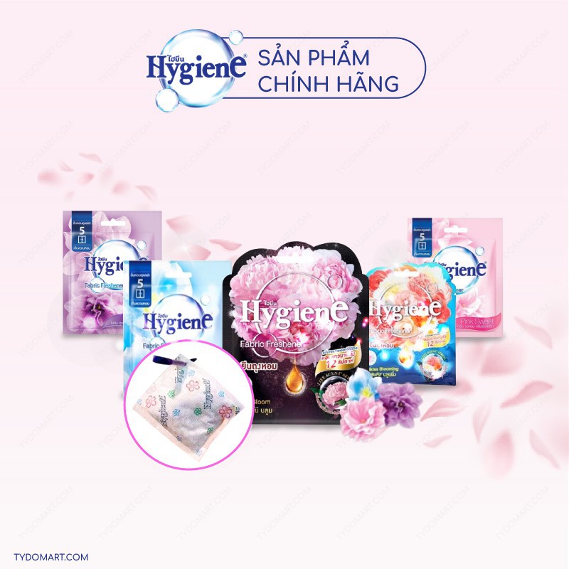 NHẬP MÃ [JANT4 giảm 3k đơn 150k ] Túi thơm để tủ quần áo Hygiene Thái Lan mùi nước hoa thơm phòng,tủ quần áo xe oto, nhà