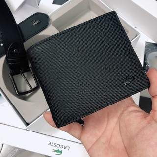 Set Lacoste ví gân + nịt gài dây gân - S159