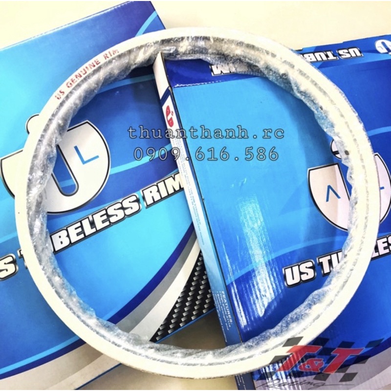 Niềng xe US Genuine Rim 1.4/1.6-Màu Đen/Bạc
