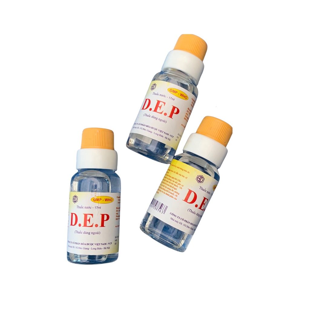 Dung dịch bôi ngoài da D.E.P  bôi ghẻ, ngứa, lang ben