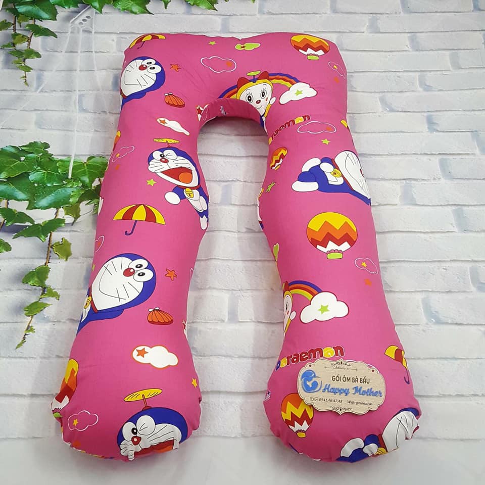 Gối ôm bà bầu chữ U bông trắng đẹp