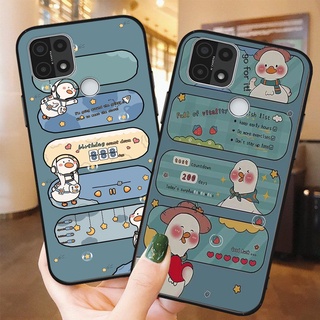ốp lưng điện thoại oppo a15 / a15s bộ vịt xanh ngộ nghĩnh đáng yêu
