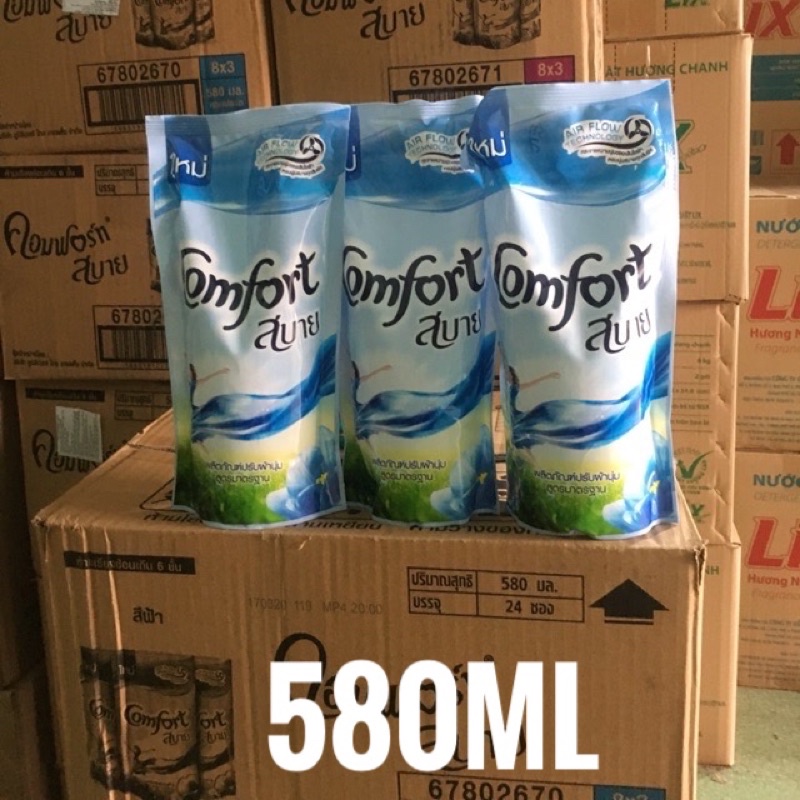 TÚI NƯỚC XẢ VẢI COMFOR THÁI LAN 580ML