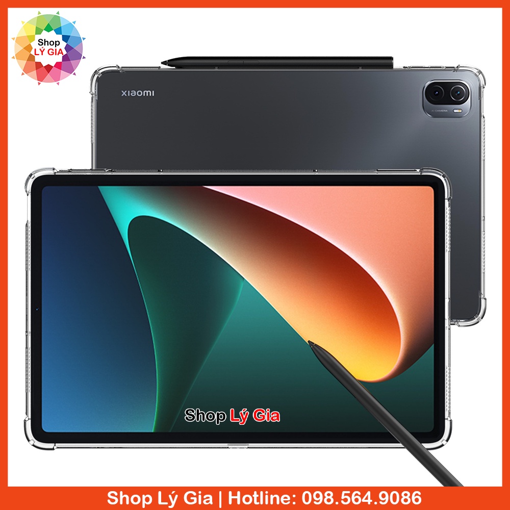 Ốp lưng trong suốt chống sốc cho Xiaomi Mi Pad 5 / 5 Pro / 4 / 4 Plus