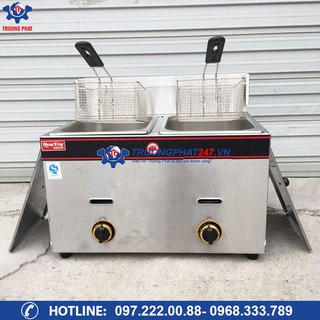 Bếp chiên nhúng đôi dùng gas HGF-72