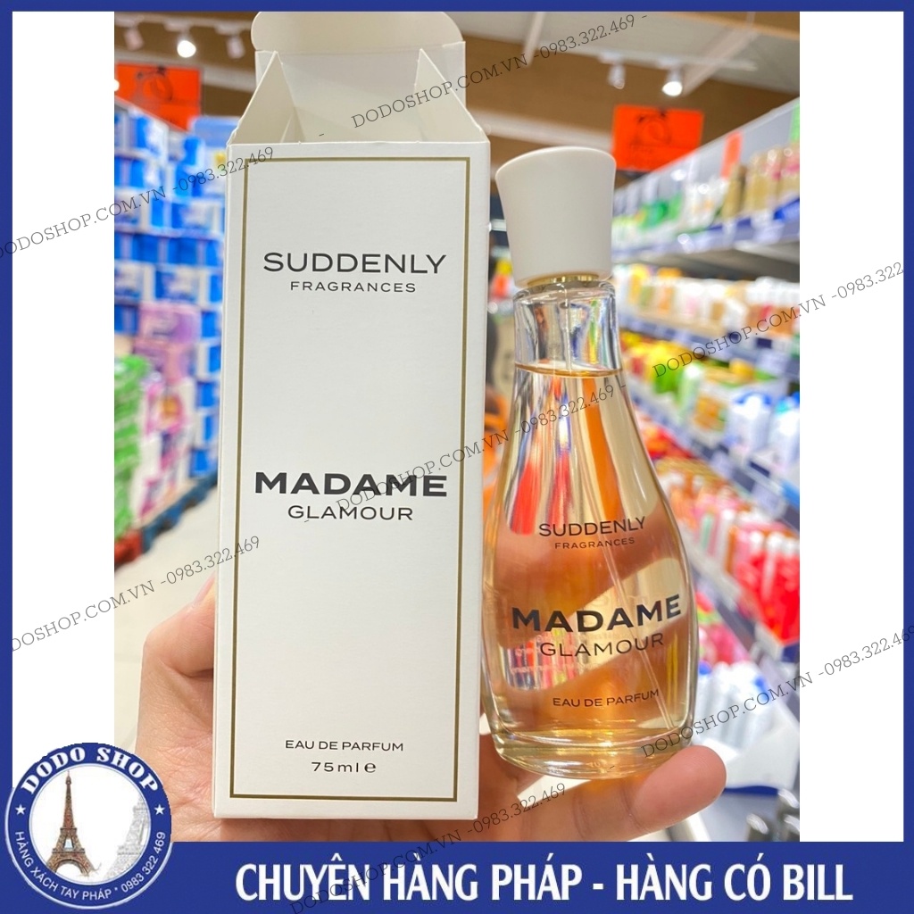 Nước hoa Suddenly mẫu 2021, chai 75ml, hương thơm quyến rũ, làm mê say mọi người xung quanh bạn.