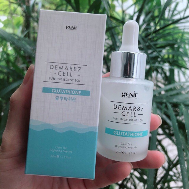Serum Truyền Trắng Da Genie Ampoule Glutathione Hàn Quốc