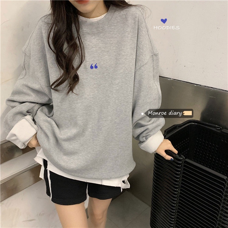 NRVP Áo Hoodie Thiết Kế Đơn Giản Thời Trang Hàn Quốc Cho Nữ