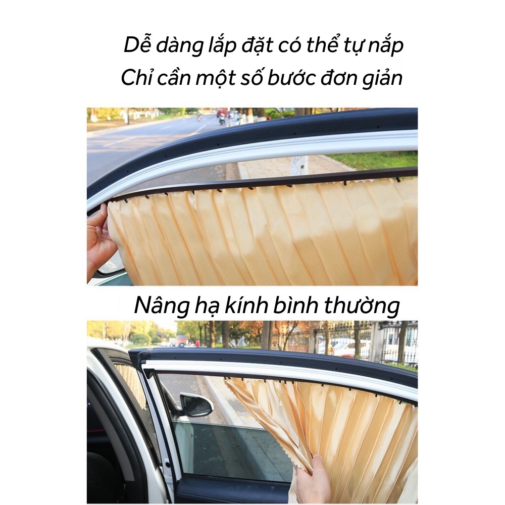 Rèm che nắng ô tô , rèm che nắng ô tô chất liệu vải cao cấp thiết kế nam châm hút cho xe TIME HOME | BigBuy360 - bigbuy360.vn