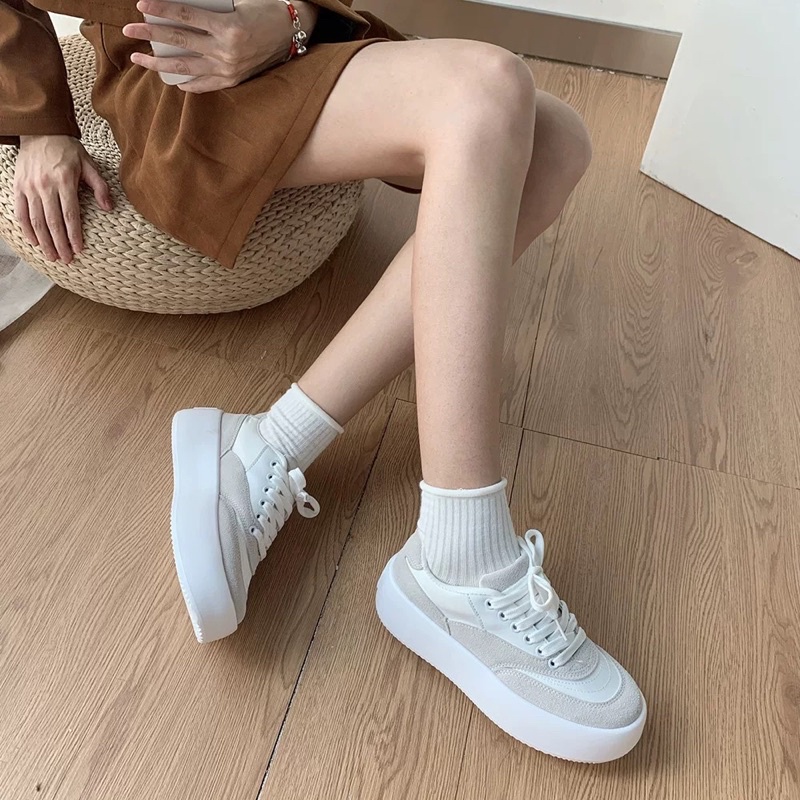 GIÀY SNEAKER RO.SÉ  ĐẾ RĂNG CƯA 5CM