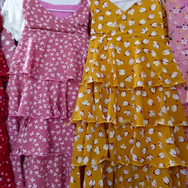 Combo 2 đầm tầng cho bé 28-33kg