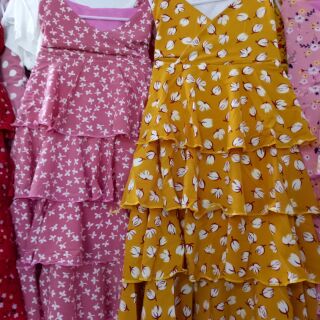 Combo 2 đầm tầng cho bé 28-33kg