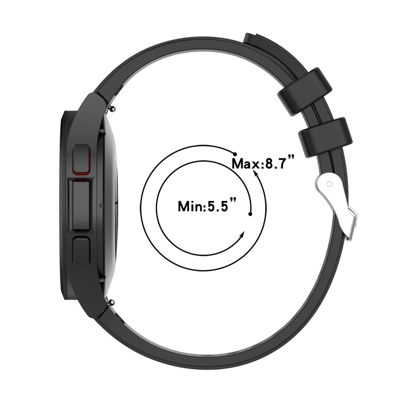 Dây Đeo Thay Thế Chất Liệu Silicon Màu Trơn Cho Galaxy Iwatch 4