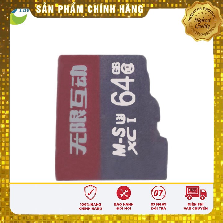 [Sale] Thẻ nhớ Memory Card 64GB U3 Class 10 - Bảo hành 5 Năm - Shop Thế Giới Điện Máy .