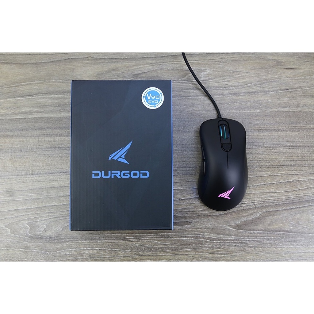 Chuột máy tính có dây Durgod V90 Evo bảo hành 1 tháng Viễn Dương Computer