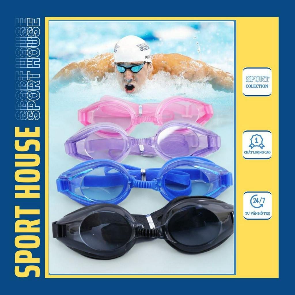 Kính bơi trẻ em Balance giá rẻ, kính nhựa abs có dây đeo điều chỉnh thoải mái có tặng kèm nút bịt tai giá rẻ