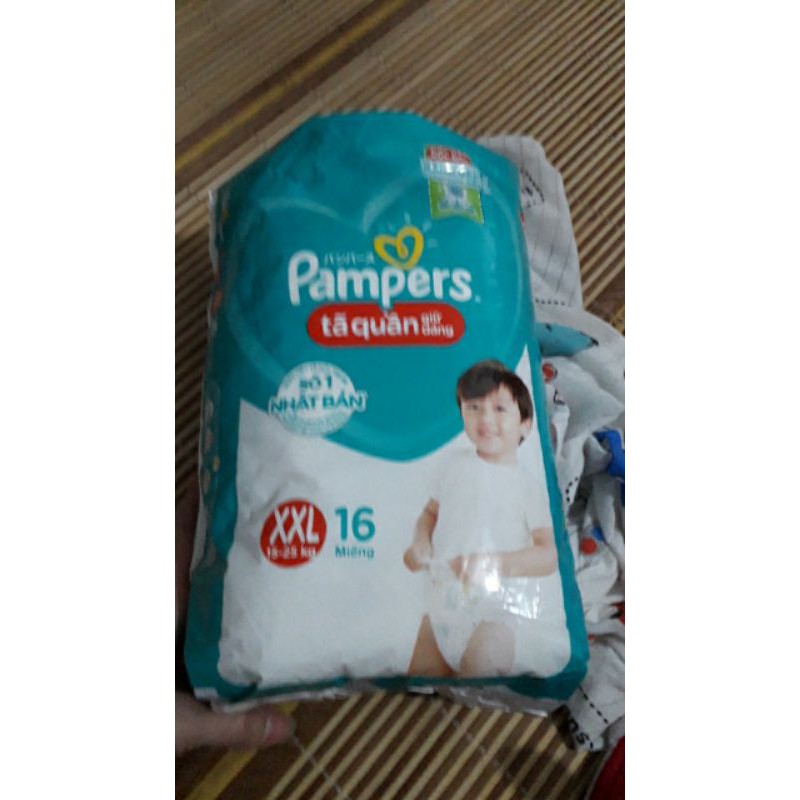 Tã quần Pampers M74/M60, L54/L68, XL48/XL62, XXL44/XXL56 mới