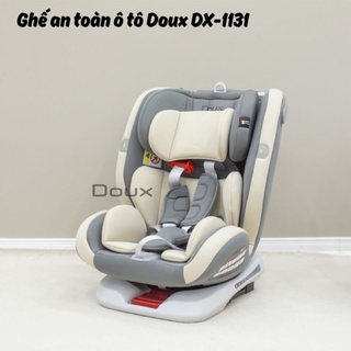 Ghế ngồi ô tô trẻ em giả rẻ doux dx-1131 quay 360 độ isofix