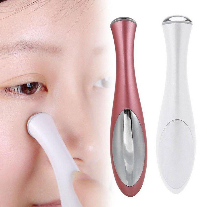 [Siêu Hot] Máy Massage mắt quầng thâm mắt Eye lontophesis Instrument Hồng -  đánh tan quầng thâm mắt và bọng mắt !!!