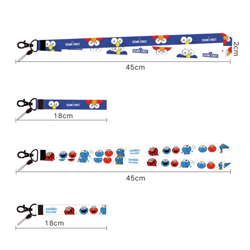 Dây Đeo Điện Thoại/Thẻ ID Họa Tiết Hoạt Hình Dễ Thương Cho Học Sinh