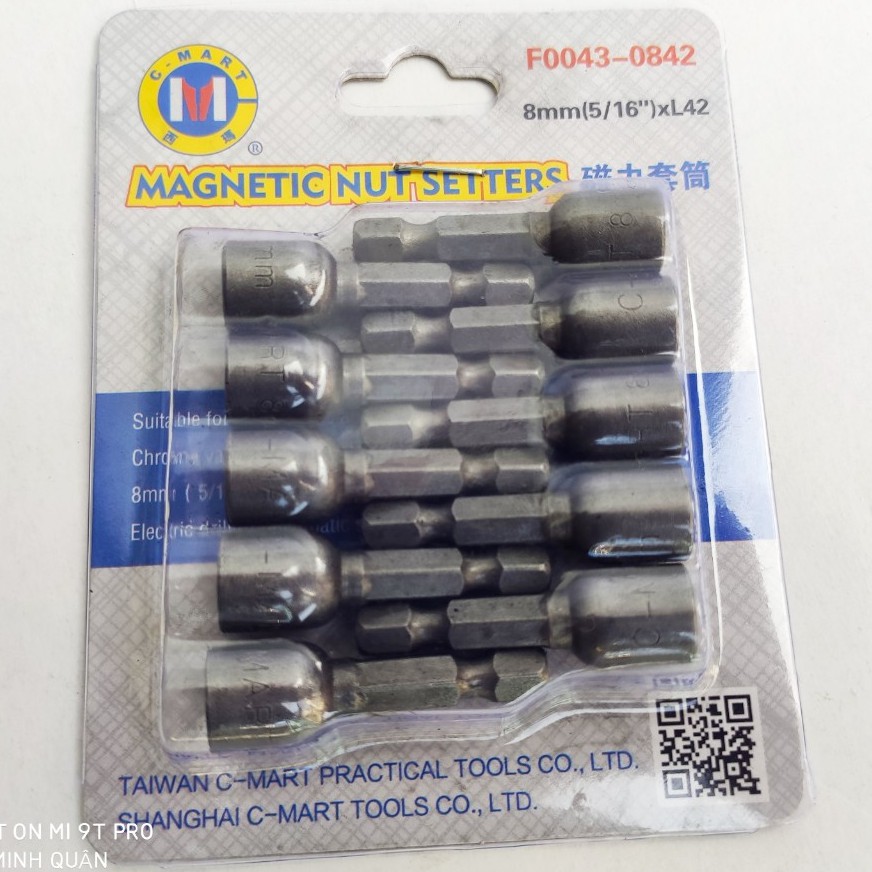 VĨ 10 ĐẦU BẮN TÔN 8MM CMART NAM CHÂM MẠNH