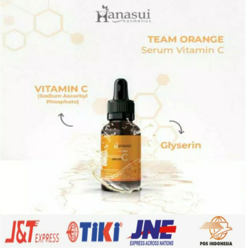 (hàng Mới Về) Serum Hanasui Chứa Vitamin C + Collagen Trị Mụn Làm Trắng Da 20ml