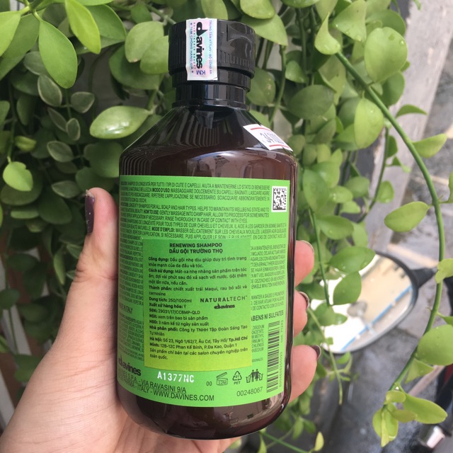 DẦU GỘI TRƯỜNG THỌ DAVINES RENEWING Ý 250ml