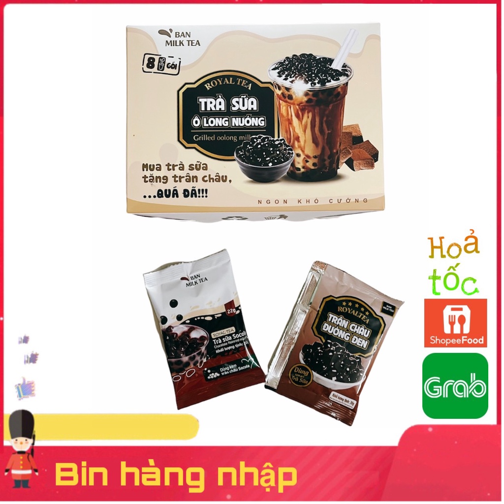 8 Set Trà Sữa Trân Châu Ban Milk Tea