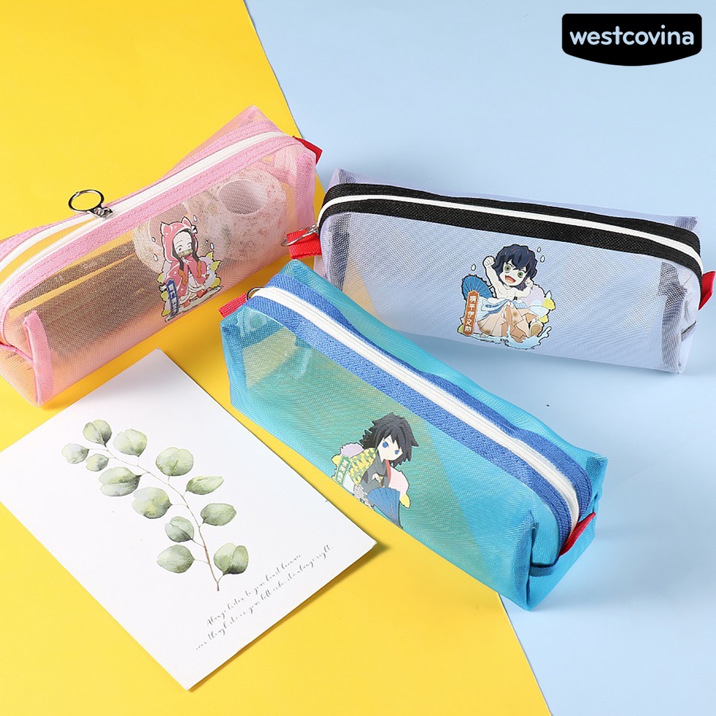 Mới Bóp Viết Bằng Nhựa In Họa Tiết Anime Đa Năng Cho Nam