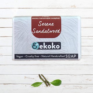 [CHÍNH HÃNG] Xà phòng handmade Body & Face Gỗ đàn hương - ekoko Serene Sandalwood soap