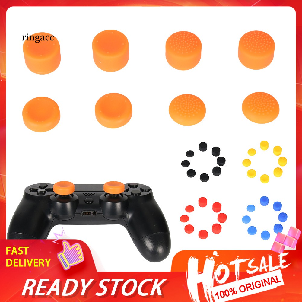 Set 8 Nút Silicone Bọc Cần Điều Khiển Chơi Game Ps4 / Xbox One Tiện Dụng