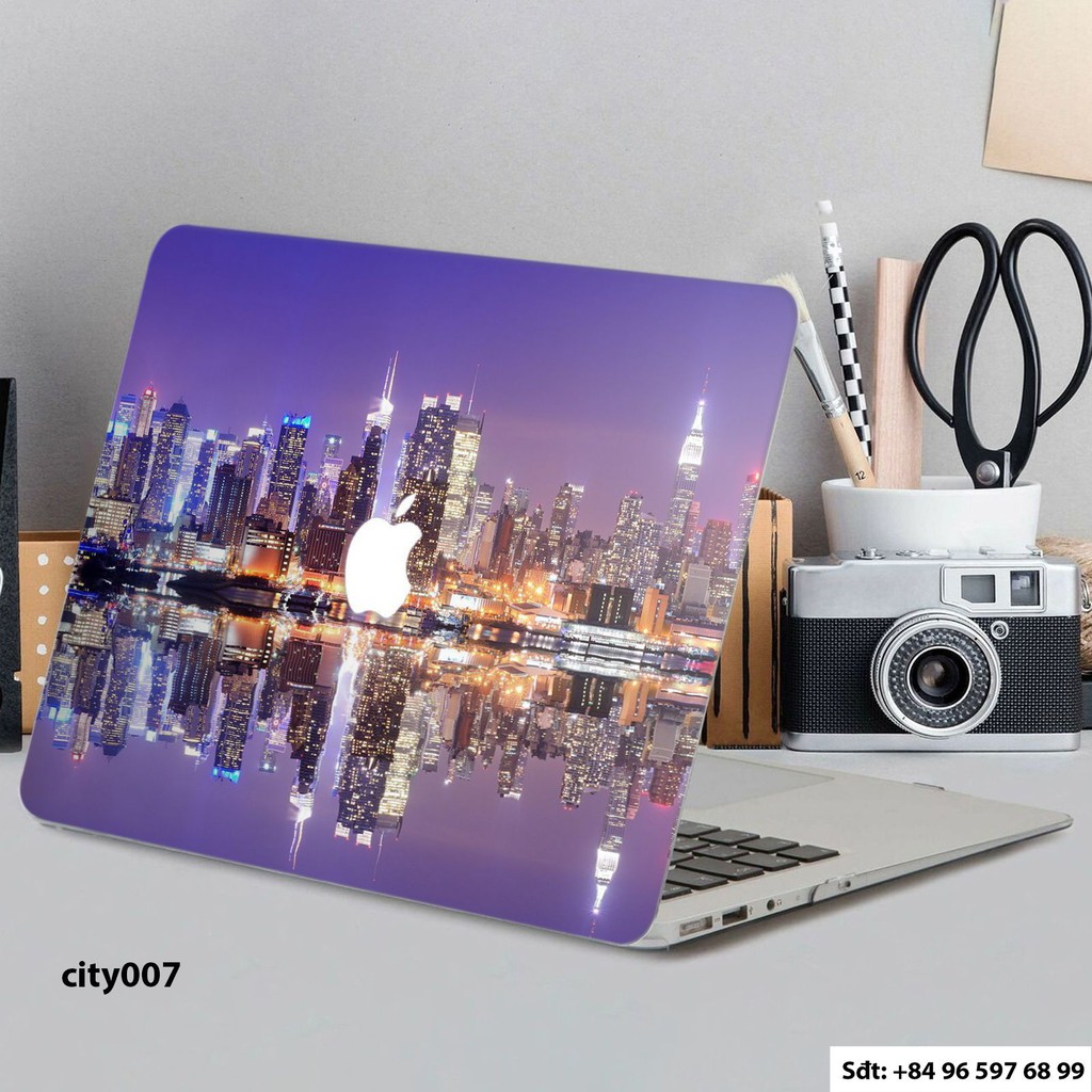 [ SIÊU CHẤT]  Dán decal cho các dòng Macbook Pro  in nhiều mẫu City cực đẹp