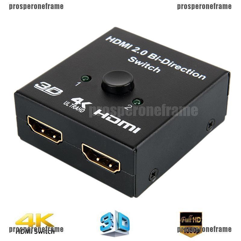 (chuyên Nghiệp) Bộ Chia 2 Cổng Hdmi 2x1 1x2